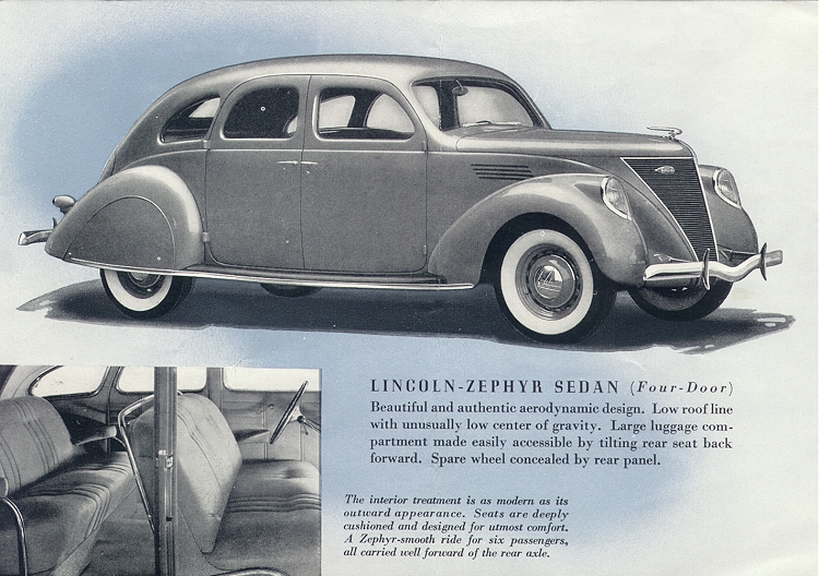 1936 Lincoln Zephyr Folder Page 4